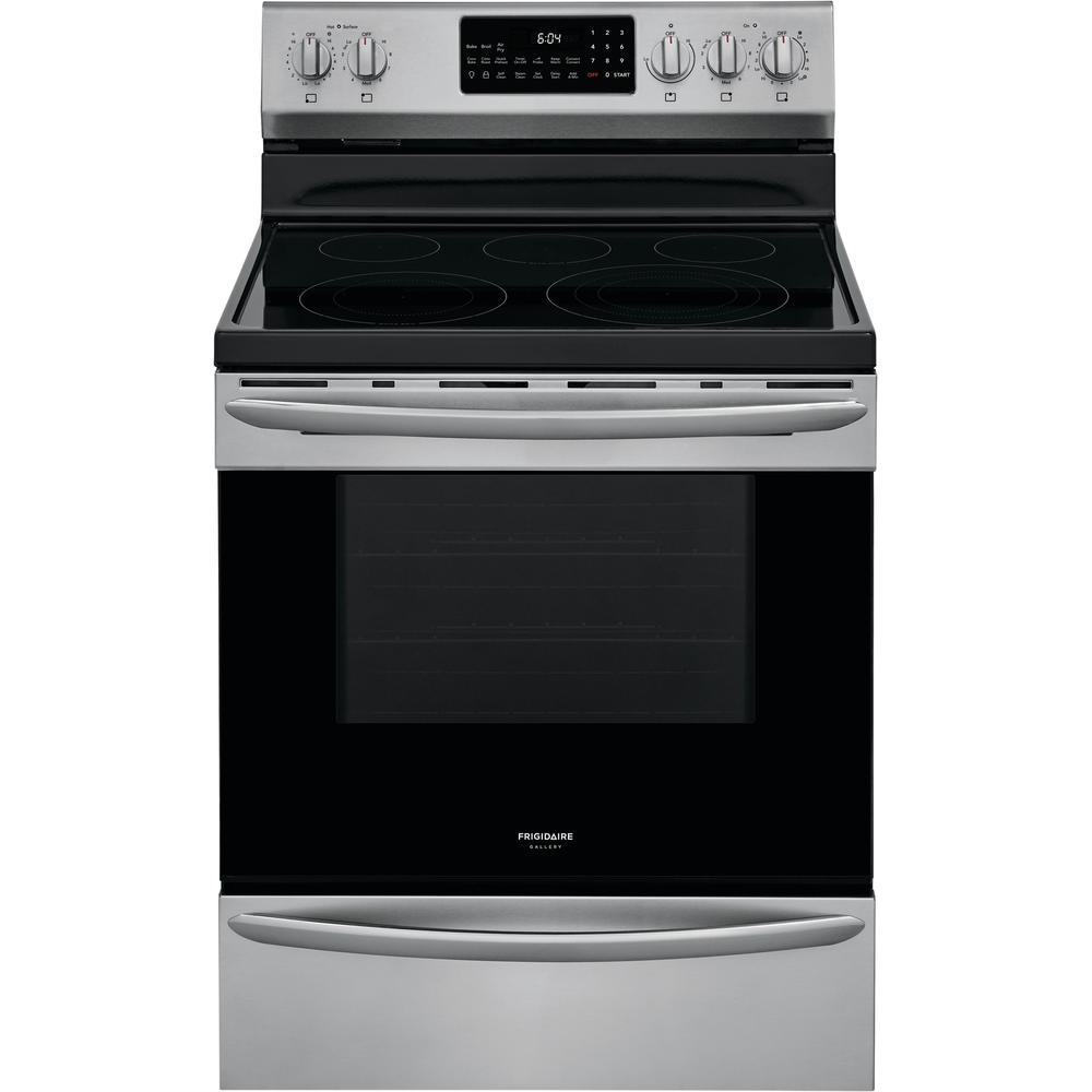 Frigidaire Gallery 30-inch Freestanding Electric Range with Even Baking Technology GCRE3060AF