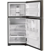 GE 33-inch, 21.9 cu.ft. Freestanding Top Freezer Refrigerator with Upfront Fresh Food Temperature Controls GTS22KMNRES