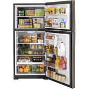 GE 33-inch, 21.9 cu.ft. Freestanding Top Freezer Refrigerator with Upfront Fresh Food Temperature Controls GTS22KMNRES