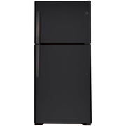 GE 33-inch, 21.9 cu.ft. Freestanding Top Freezer Refrigerator with Upfront Fresh Food Temperature Controls GTS22KMNRDS
