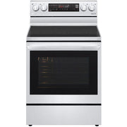 LG 30-inch, 6.3 cu.ft. Freestanding Electric Range with Wi-Fi Connectivity LREL6325F