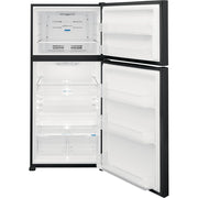 Frigidaire 30-inch, 20 cu.ft. Freestanding Top Freezer Refrigerator with LED Lighting FFHT2045VB