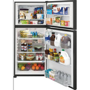 Frigidaire 30-inch, 20 cu.ft. Freestanding Top Freezer Refrigerator with LED Lighting FFHT2045VB