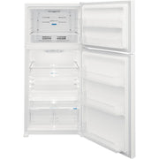 Frigidaire 30-inch, 20 cu.ft. Freestanding Top Freezer Refrigerator with LED Lighting FFHT2045VW