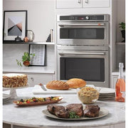 Café 30-inch Built-in Combination Double Wall Oven with Advantium® Technology CTC912P2NS1