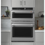 Café 30-inch Built-in Combination Double Wall Oven with Advantium® Technology CTC912P2NS1