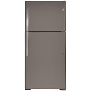 GE 30-inch, 19.1 cu.ft. Freestanding Top Freezer Refrigerator with LED Lighting GTS19KMNRES