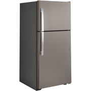GE 30-inch, 19.1 cu.ft. Freestanding Top Freezer Refrigerator with LED Lighting GTS19KMNRES