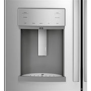 GE Profile 36-inch, 22.2 cu.ft. Counter-Depth French 3-Door Refrigerator with Water and Ice Dispensing System PYE22KYNFS