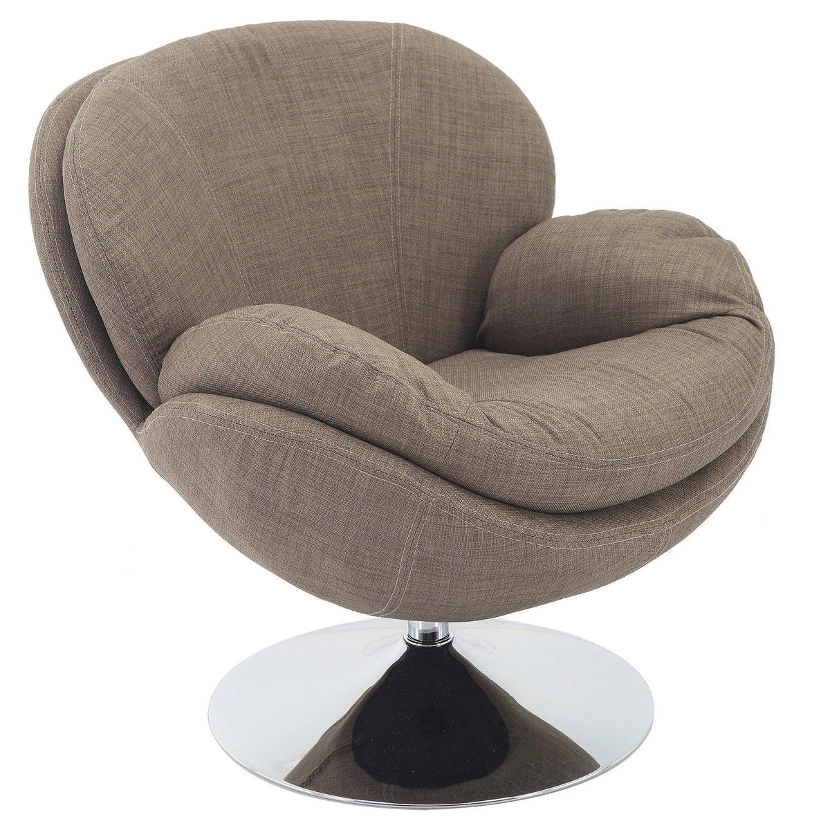 Mac Motion Chairs Scoop Leisure Swivel Fabric Accent Chair SCOOP-70-CH