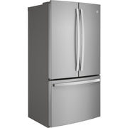 GE Profile 36-inch, 23.1 cu. ft. Counter-Depth French 3-Door Refrigerator with Interior Ice Maker PWE23KYNFS