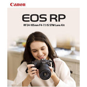 Canon EOS RP Mirrorless Full Frame Camera + RF 24-105mm F4-7.1 IS STM Lens Kit Bundle