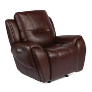 Flexsteel Trip Power Glider Leather Match Recliner 1134-54PH 297-70