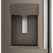 GE 36-inch, 22.1 cu.ft. Counter-Depth French 3-Door Refrigerator with external water and ice dispensing system GYE22GMNES