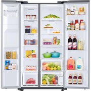 Samsung 36-inch, 22 cu.ft. Counter-Depth Side-by-Side Refrigerator with External Water and Ice Dispensing System RS22T5201SR/AA