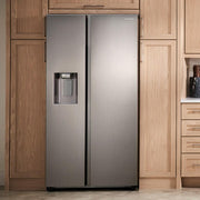 Samsung 36-inch, 22 cu.ft. Counter-Depth Side-by-Side Refrigerator with External Water and Ice Dispensing System RS22T5201SR/AA