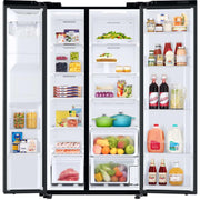 Samsung 36-inch, 27.4 cu.ft. Freestanding Side-by-Side Refrigerator with External Water and Ice Dispensing System RS27T5200SG/AA