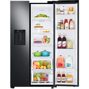 Samsung 36-inch, 27.4 cu.ft. Freestanding Side-by-Side Refrigerator with External Water and Ice Dispensing System RS27T5200SG/AA