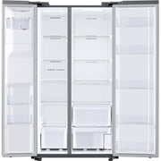 Samsung 36-inch, 27.4 cu.ft. Freestanding Side-by-Side Refrigerator with External Water and Ice Dispensing System RS27T5200SR/AA