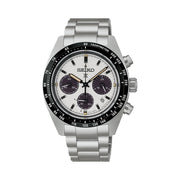 Seiko Prospex Speedtimer Men's 39mm Bracelet Watch - White Dial