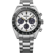 Seiko Prospex Speedtimer Men's 39mm Bracelet Watch - White Dial