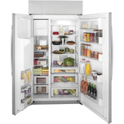 GE Profile 42-inch, 24.5 cu. ft. Side-by-Side Refrigerator with Dispenser PSB42YSNSS