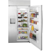 GE Profile 42-inch, 24.5 cu. ft. Side-by-Side Refrigerator with Dispenser PSB42YSNSS