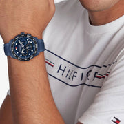 Tommy Hilfiger TH-Regatta Men's 44mm Strap Watch - Black