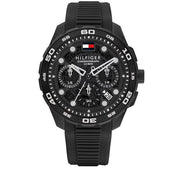 Tommy Hilfiger TH-Regatta Men's 44mm Strap Watch - Black
