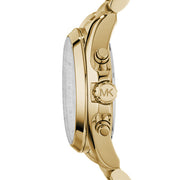 Michael Kors Women's Chronograph Bradshaw Gold-Tone Stainless Steel Bracelet Watch