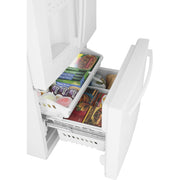 GE 36-inch, 25.6 cu. ft. French 3-Door Refrigerator GFE26JGMWW