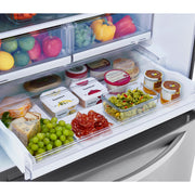 LG 33-inch, 26 cu. ft. Bottom Freezer Refrigerator with Door Cooling+ LRDCS2603S