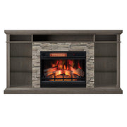 Twin-Star International Ellistone 28MM778-B523 TV Stand with Electric Fireplace