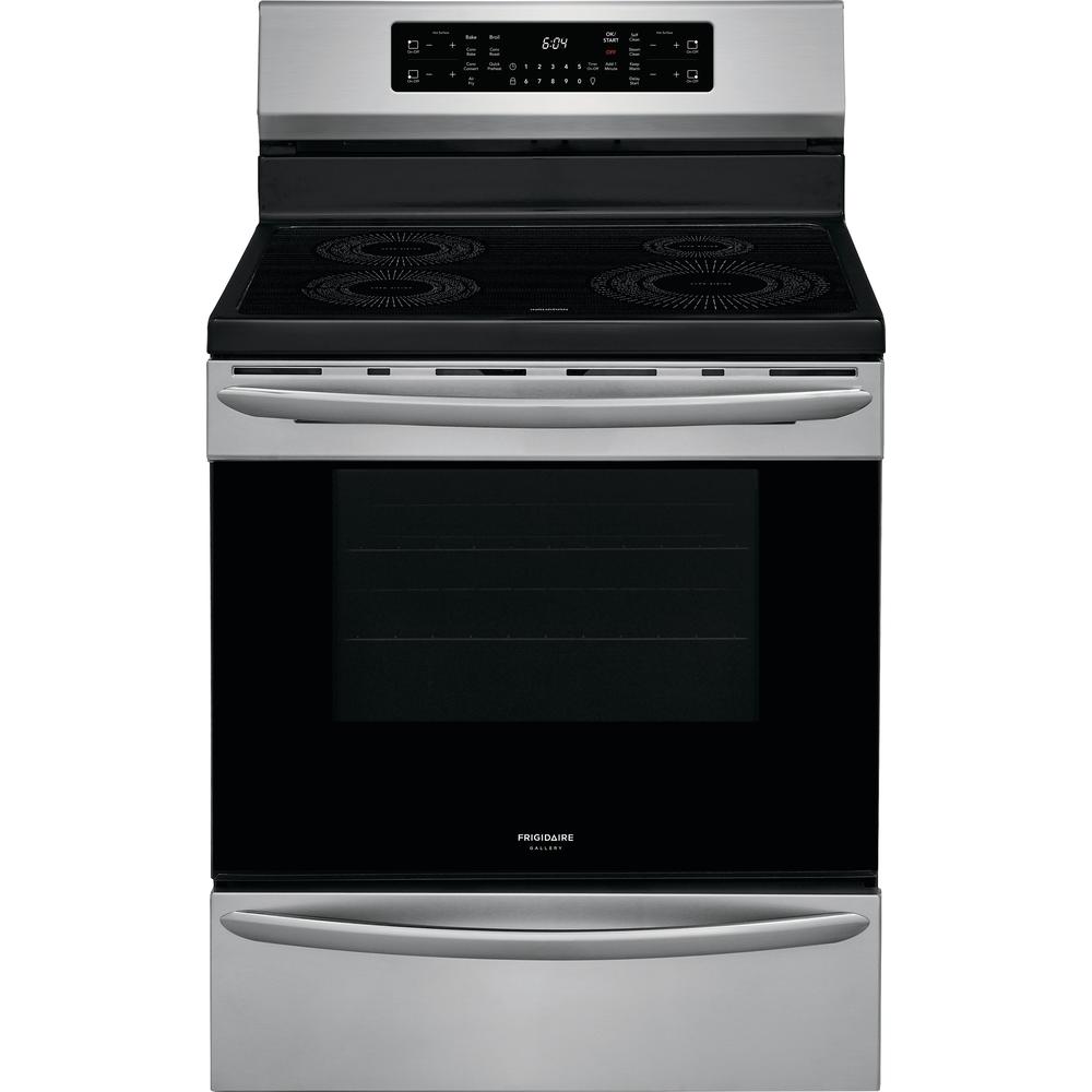 Frigidaire Gallery 30-inch Freestanding Induction Range with True Convection Technology GCRI3058AF