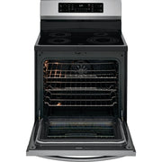 Frigidaire Gallery 30-inch Freestanding Induction Range with True Convection Technology GCRI3058AF