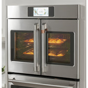 Café 30-inch, 5.0 cu.ft. Built-in Single Wall Oven with True European Convection with Direct Air CTS90FP2NS1