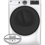 GE 7.8 cu.ft. Electric Dryer with Built-In WiFi GFV55ESSNWW