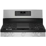 GE 30-inch Freestanding Gas Range with Convection Technology JGBS86SPSS