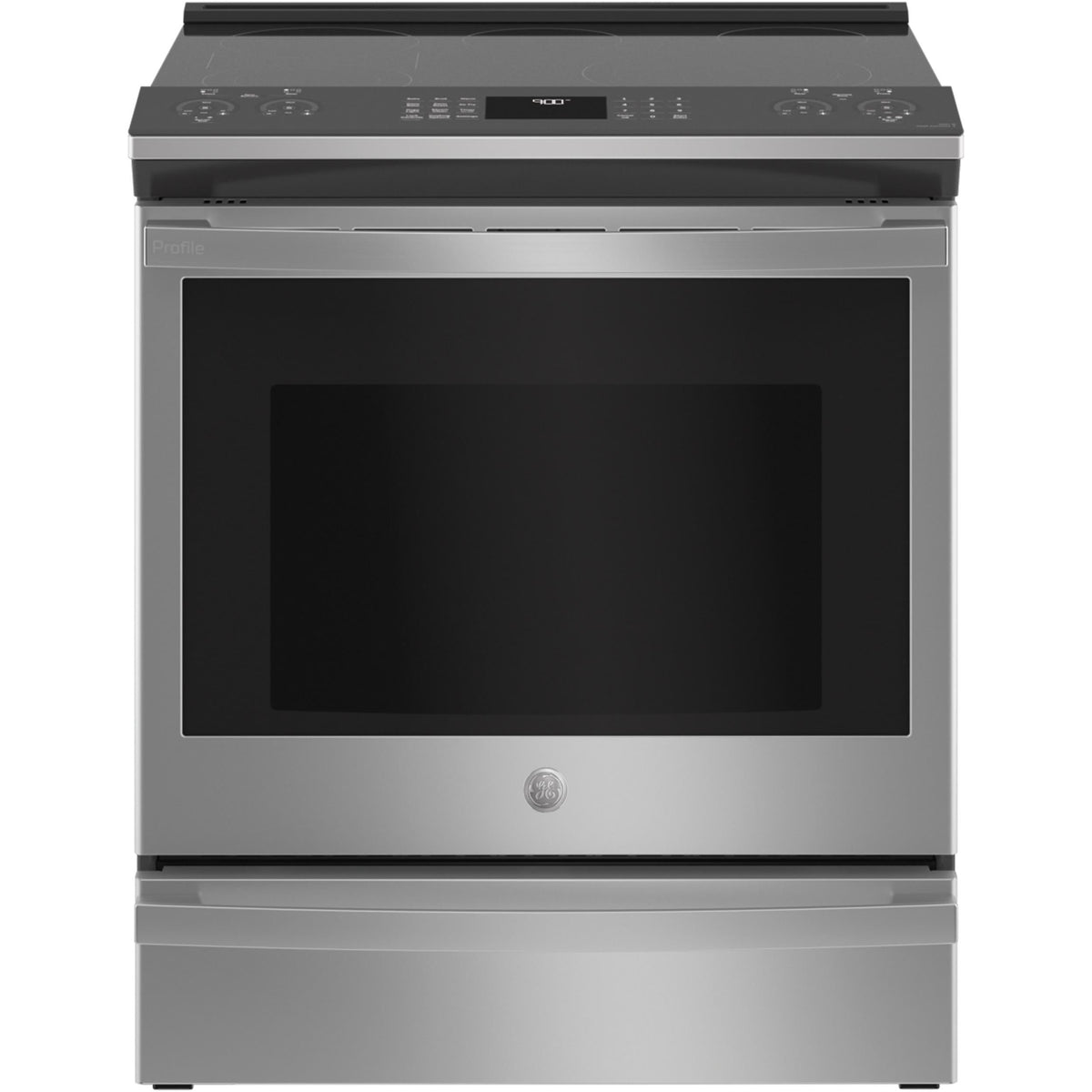 GE Profile 30-inch Slide-in Electric Range with Air Fry Technology PSS93YPFS