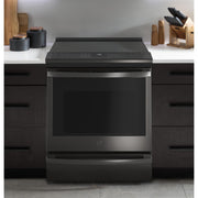 GE Profile 30-inch Slide-In Electric Range with Convection PSS93BPTS