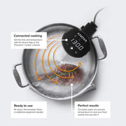 Anova N500-US00 Sous Vide Precision Cooker 1000 Watts with WiFi - (Black and Silver)