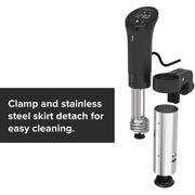 Anova N500-US00 Sous Vide Precision Cooker 1000 Watts with WiFi - (Black and Silver)