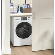 GE All-in-One Electric Laundry Center with Condenser GFQ14ESSNWW