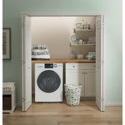 GE All-in-One Electric Laundry Center with Condenser GFQ14ESSNWW
