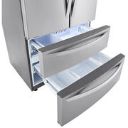 LG 23 cu. ft. Counter-Depth French 4-Door Refrigerator LMWC23626S