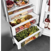 Café 42-inch, 24.5 cu. ft. Side-by-Side Refrigerator with Dispenser CSB42YP2NS1
