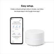 Google Wifi Mesh Network System Router AC1200 Point 3-pack (GA02434-US)