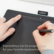 Wacom Intuos Wireless Drawing Tablet with software Included - Black (CTL4100WLK0)(RB)