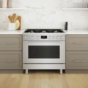 Bosch 36-inch Freestanding Gas Range with Convection Technology HGS8655UC