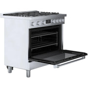 Bosch 36-inch Freestanding Gas Range with Convection Technology HGS8655UC